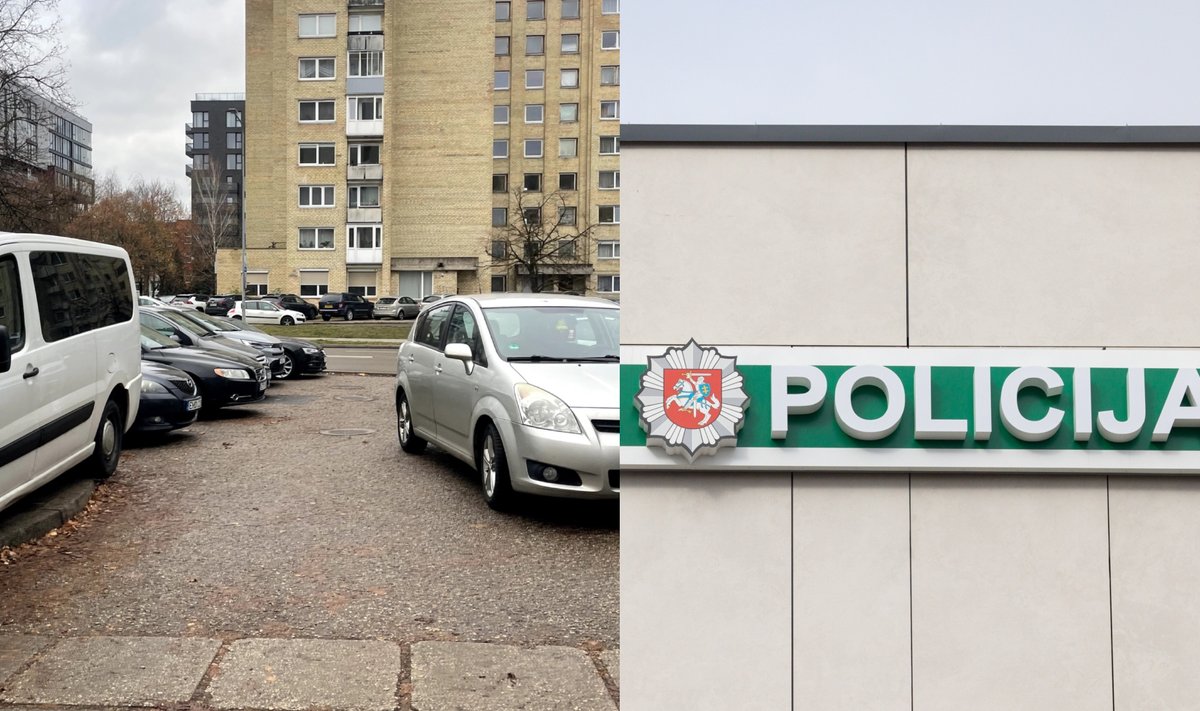 Automobilių stovėjimo aikštelė Vilniuje, Lietuvos policija