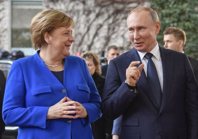 Angela Merkel, Vladimiras Putinas