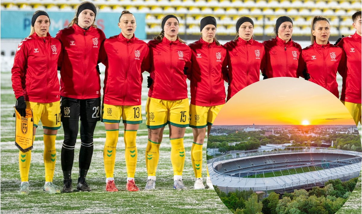 Lietuvos moterų rinktinė, Dariaus ir Girėno stadionas