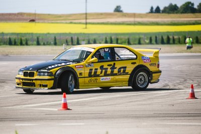 "Urta Drift" komanda Palangoje, drifto varžybose. Justo Lengvino nuotr.