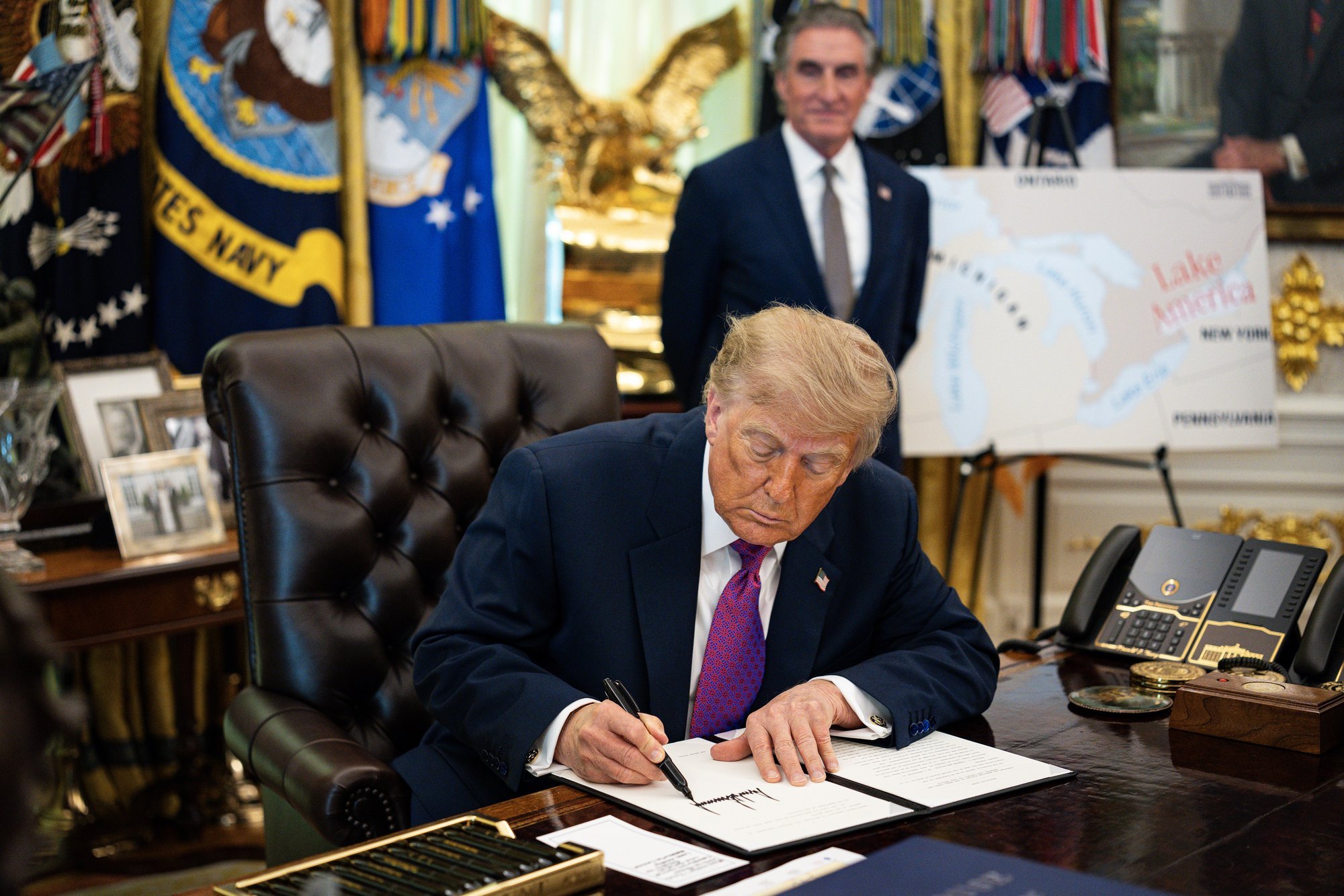 Trump hints at renaming Atlantic and Pacific Oceans
