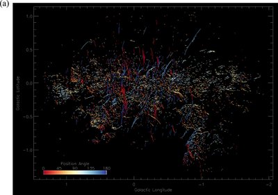 Paukščių Tako siūlai. Farhad Yusef-Zadeh/Northwestern University nuotr.