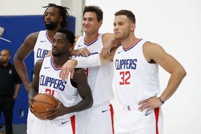 DeAndre Jordanas, Patrickas Beverley, Danilo Gallinari ir Blake'as Griffinas