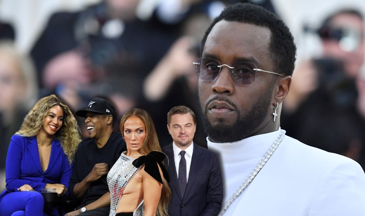 P Diddy ir jo vakarėliuose šėlusios žvaigždės