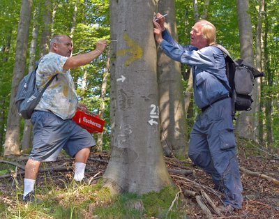 Vokiečiai mėgsta dalyvauti žygiuose