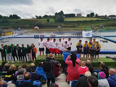 Trakų kanupolo komanda (dešinėje) / Foto: Šarūnas Kudaba ir Piotr Kudlik