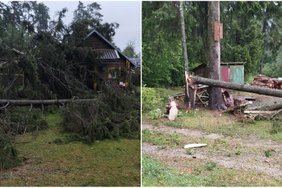 ESO: elektros neturi 21 tūkst. namų ūkių, vėjas stiprėja