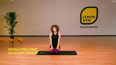 Longevity 2024. Lemon Gym mindfulness praktika. Dėmesinga viršutinės kūno dalies atpalaidavimo treniruotė