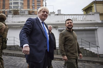 Borisas Johnsonas, Volodymyras Zelenskis