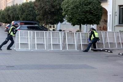 Policija Laisvės alėjoje ruošiasi „Kaunas Pride“ eitynėms