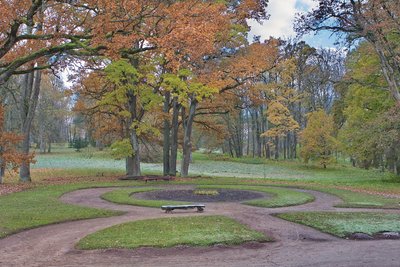 Poilsio aikštelė dvaro parke