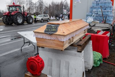 Lenkų ūkininkų protestai