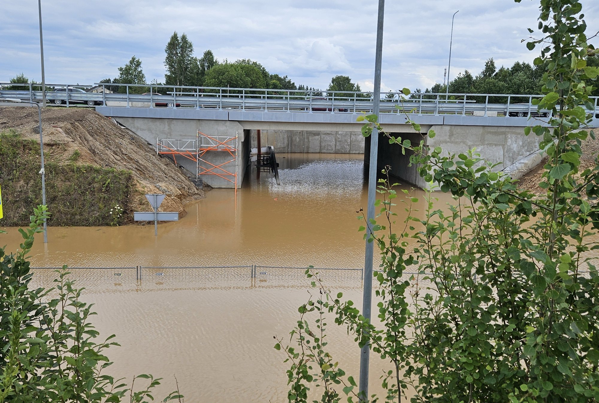 Vilnius Tunnel Flooded After Storm; Opening Delayed by Drainage Issues