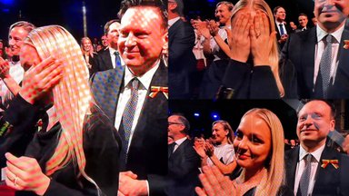 Tiesioginiame eteryje – jautri akimirka: Benkunskai sunkiai tramdė emocijas