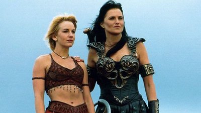 Kadras iš serialo "Karingoji princesė Ksena", Lucy Lawless