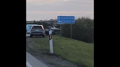 Prie pat Klaipėdos skaudi kaktomuša, nukentėjo du žmonės 