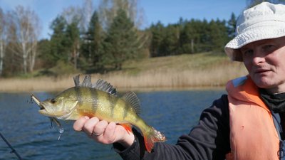 Raimondas Buitkus su ešeriu