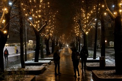 Kaune centre – Kalėdų laukimo nuotaikos