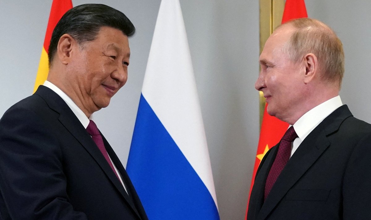 Xi Jinpingas ir Vladimiras Putinas