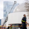 Vilniaus centre degė planetariumo stogas