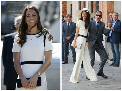 Kate Middleton ir Amal Alamuddin stilius