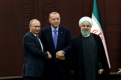 Vladimiras Putinas, Recepas Tayyipas Erdoganas, Hassanas Rouhani