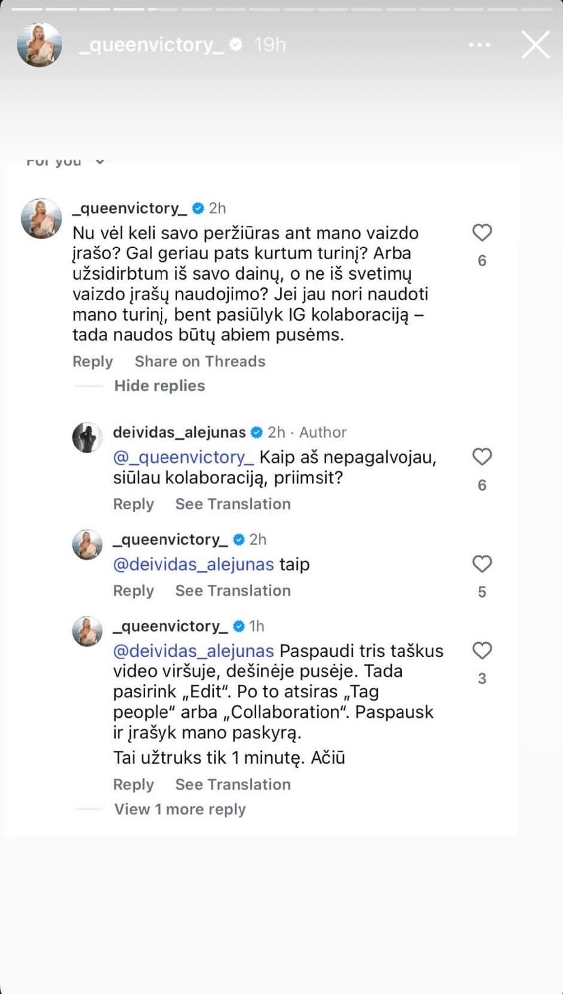 Viktorijos Jakučinskaitės žinutės