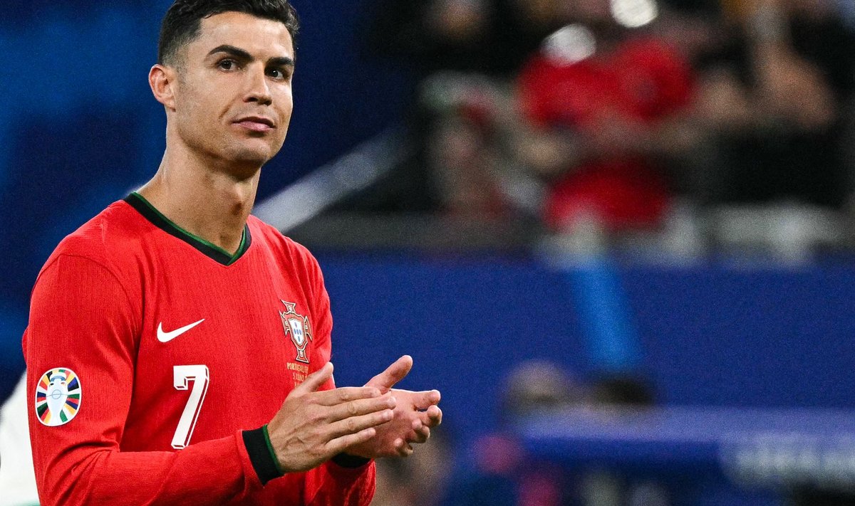 Cristiano Ronaldo po rungtynių su Prancūzija Euro 2024 ketvirtfinalyje