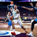 Dviženklį deficitą panaikinusi Brazilija žengė į finalą Rygoje