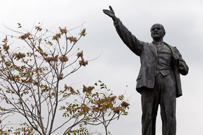 Lenino skulptūra „Memento parke“ Vengrijoje, Budapešte