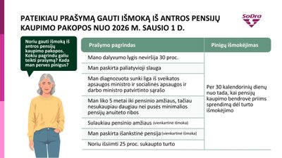 Sukaupto turto išmokėjimo terminai