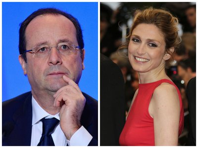 Francois Hollande'as ir Julie Gayet