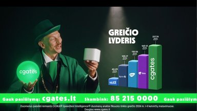 Nauja „Cgates“ reklaminė kampanija jos konkurentams nepatiks