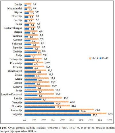 „Gimdymo paauglystėje raida ir teritorinė diferenciacija Lietuvoje“ (V. Tretjakovos nuotr.)