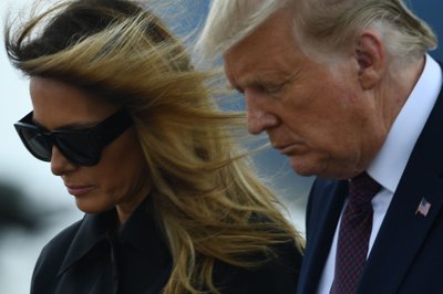 Donaldas Trumpas ir Melania Trump