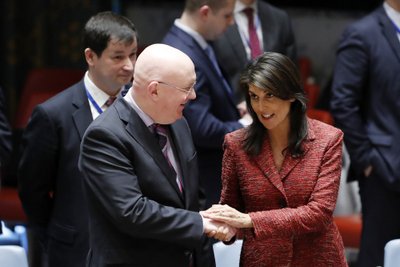 Vasilijus Nebenzia, Nikki Haley