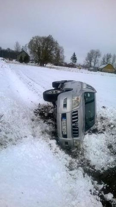 Daiva Tamošiūnaitė pateko į avariją