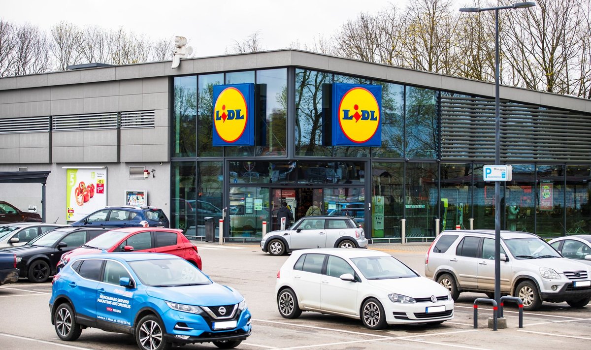 Lidl parduotuvė 