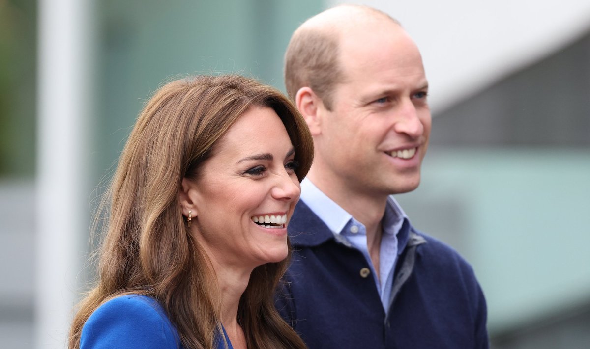 Kate Middleton ir princas Williamas 