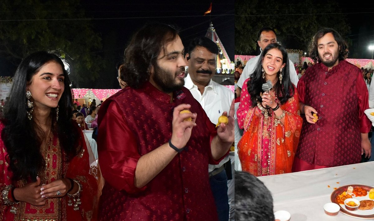 Anant Ambani ir Radhika Merchant