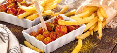 Tradiciniai “Currywurst” Berlyne