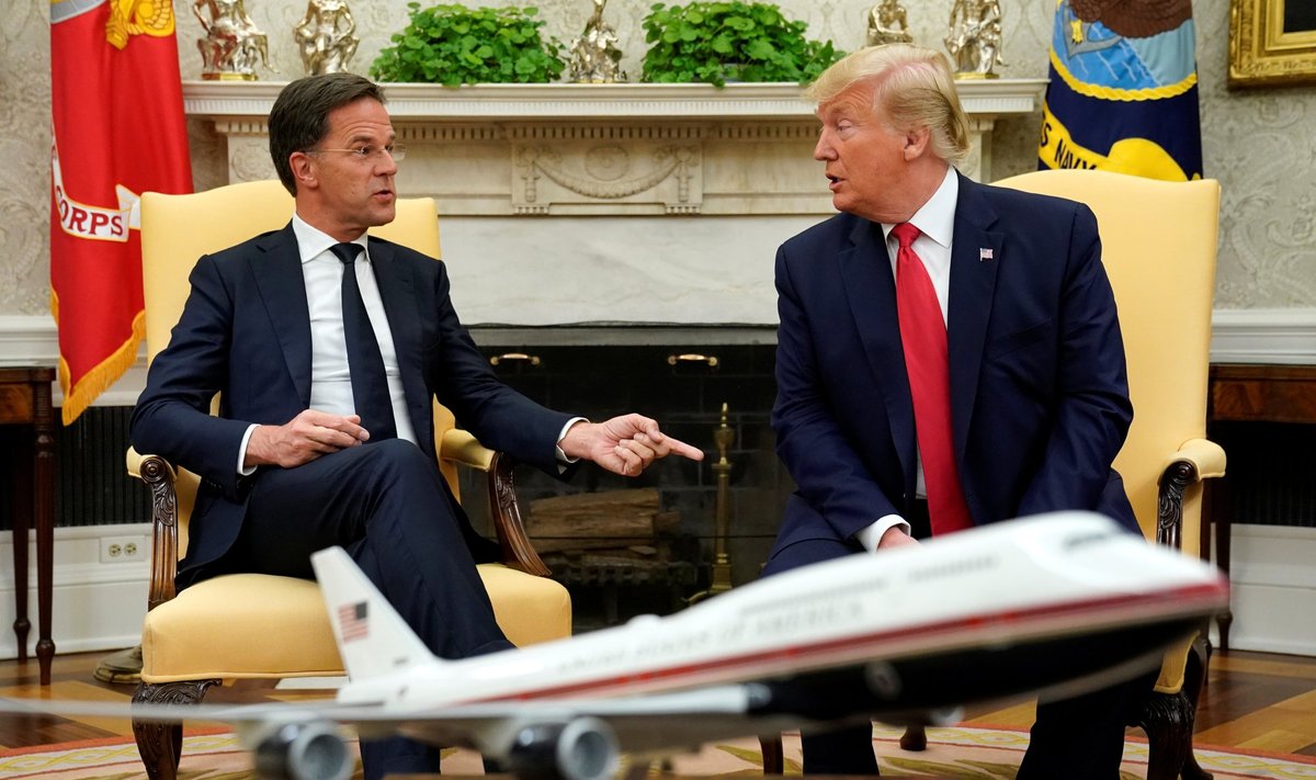 Markas Rutte, Donaldas Trumpas