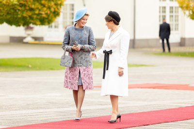 Belgijos karalienė Mathilde, Diana Nausėdienė