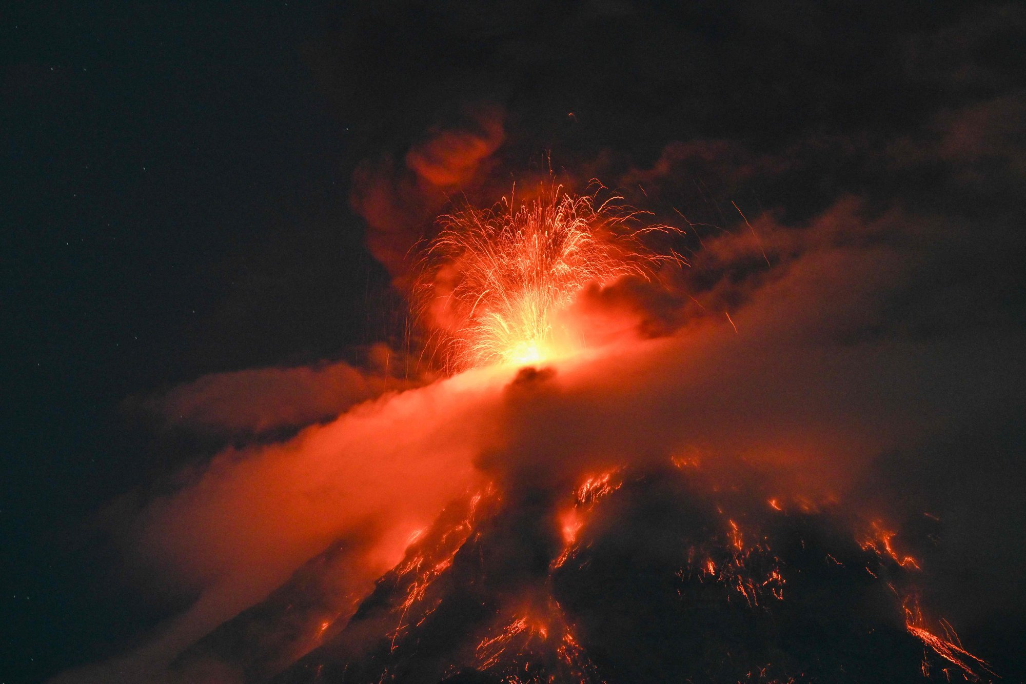Central America's most active volcano erupts