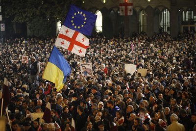 Protestai Sakartvele