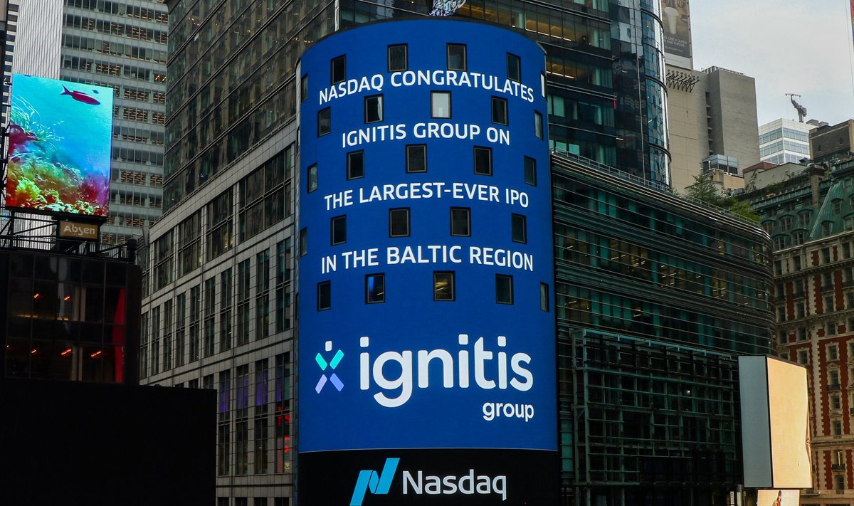 Ignitis Flag „Ignitis grupė“: žaliosios elektros gamybos dalis išaugo trečdaliu ...