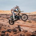 Dakaro etapo finiše – pirmas lietuvių motociklininkas