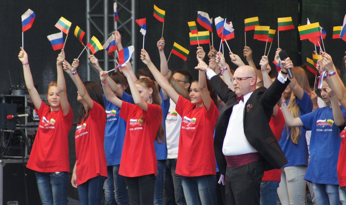 "День России" в Вильнюсе. Фото: Оксана Бекерене