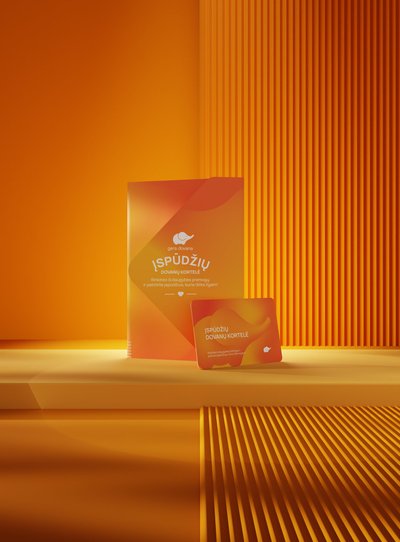 „Geros dovanos“ įspūdžių dovanų kortelė