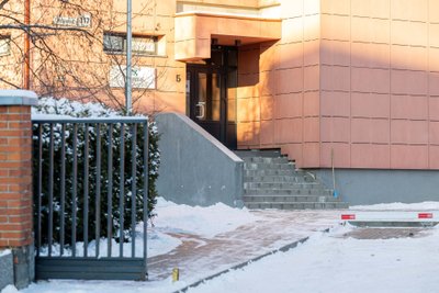 Vilniaus universiteto ligoninės Žalgirio klinikos įėjimas